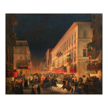 Carnival i Rom, Moccoletti-festivalen