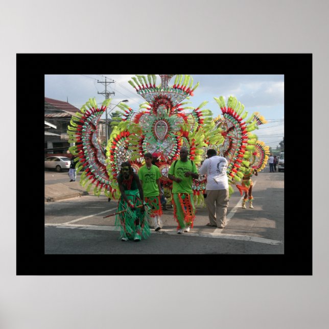 Carnival i Trinidad 2010 Poster (Framsidan)