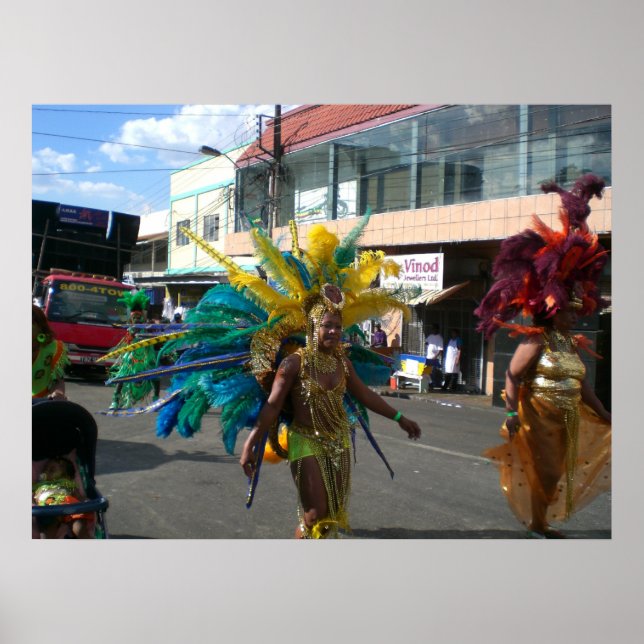 Carnival i Trinidad 2010 Poster (Framsidan)