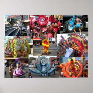 Carnival i Trinidad Poster
