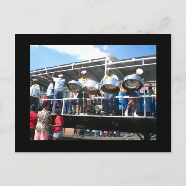 Carnival i Trinidad Vykort (Framsida)