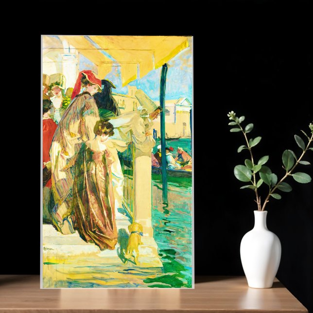 Carnival i Venedig, Lucien Simon Poster (Skapare uppladdad)