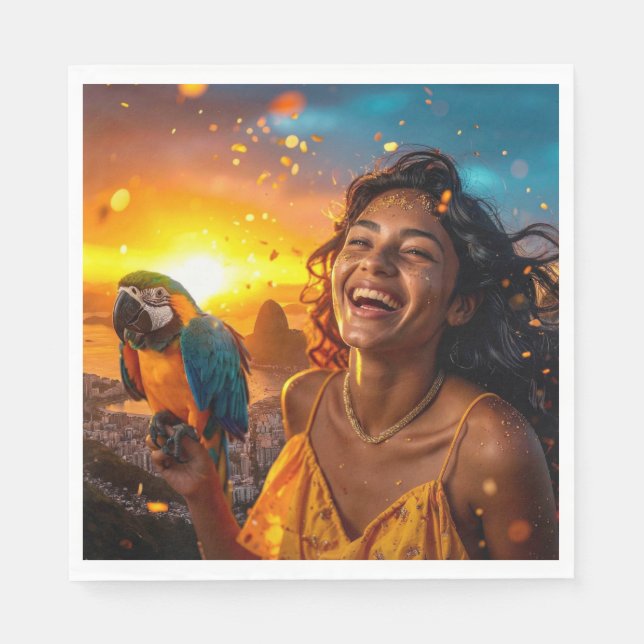 CARNIVAL IN RIO PAPPERSSERVETT (Framsidan)