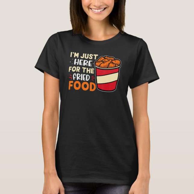 Carnival jag är här för det torkade matet t shirt (Framsida)