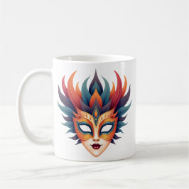 Carnival Mask Artistic Coffee Mug Kaffemugg