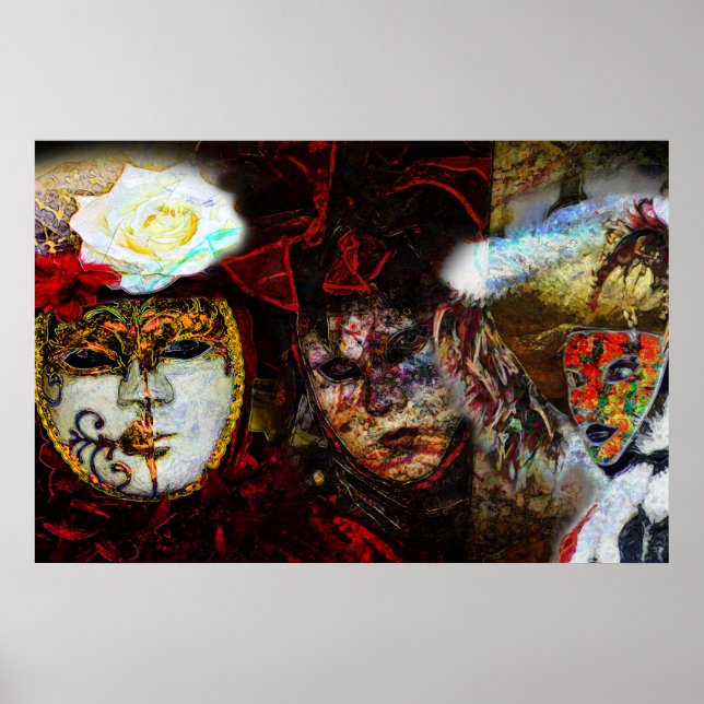 Carnival Mask Group Poster (Framsidan)