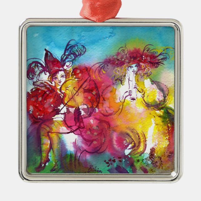 CARNIVAL NIGHT/Venetian Masquad,Dance Music Julgransprydnad Metall (Framsidan)