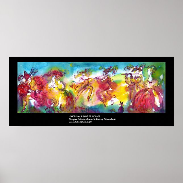 CARNIVAL NIGHT/Venetian Masquad,,Dance Music Poster (Framsidan)