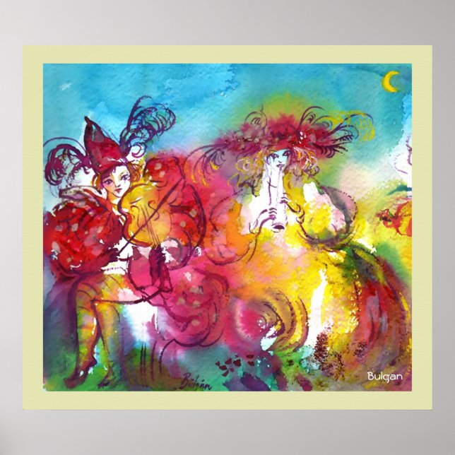 CARNIVAL NIGHT/Venetian Masquad,Dance Music Poster (Framsidan)