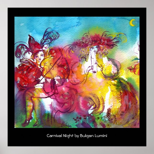 CARNIVAL NIGHT/Venetian Masquad,Dance Music Poster (Framsidan)