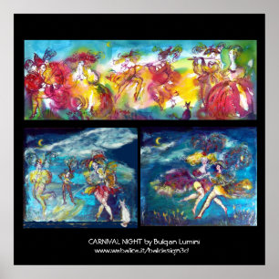 CARNIVAL NIGHT/Venetian Masquad,Dance Music Poster