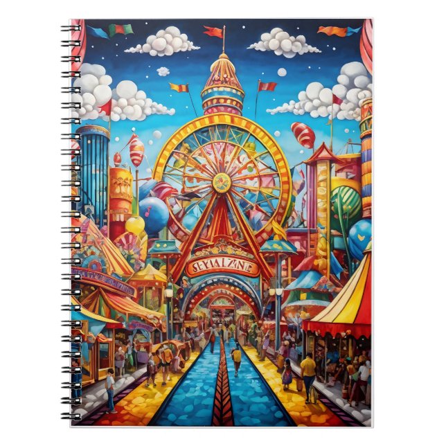 Carnival Notebook Anteckningsbok (Framsidan)