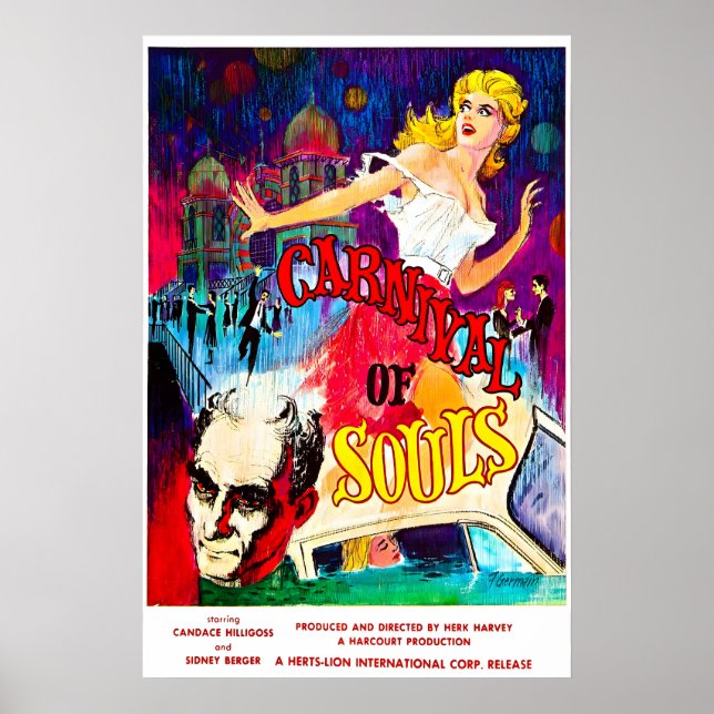 Carnival of Souls 1962 Film POSTER TRYCK A5-A1 (Framsidan)