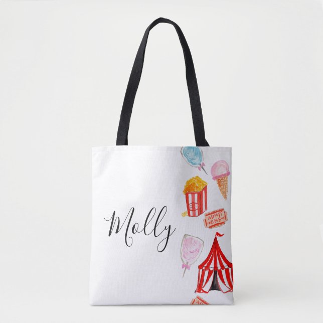 Carnival party children Tote bag Tygkasse (Framsida)