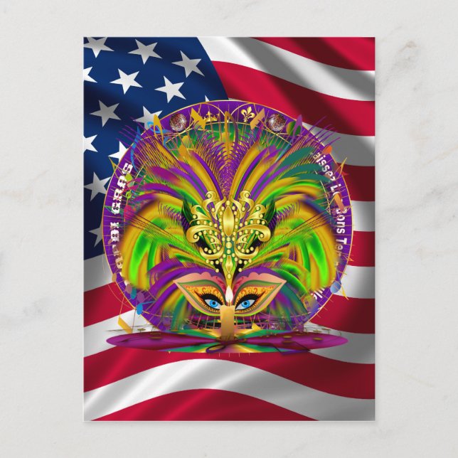 Carnival Party Combo Pack Plocka från 3 utformning Inbjudan Vykort (Framsida)