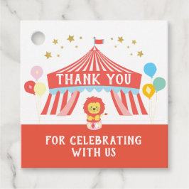 Carnival party märkre, Circus Gåvor Etiketter