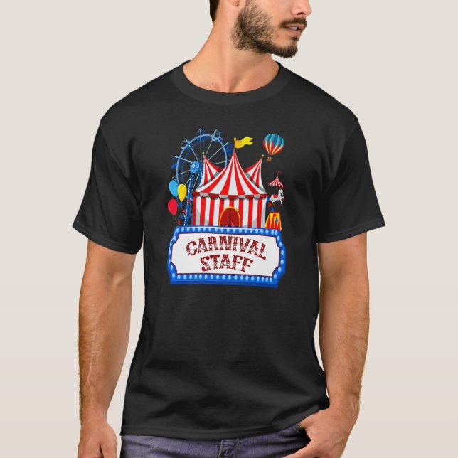 Carnival Personal Circus-evenemanget Birthday Ring T Shirt (Framsida)