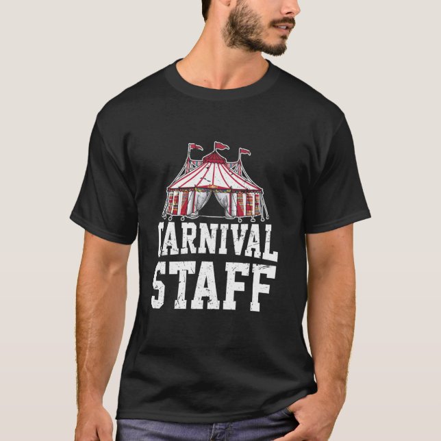 Carnival Personal Circus Security Birthday Ringmas T Shirt (Framsida)