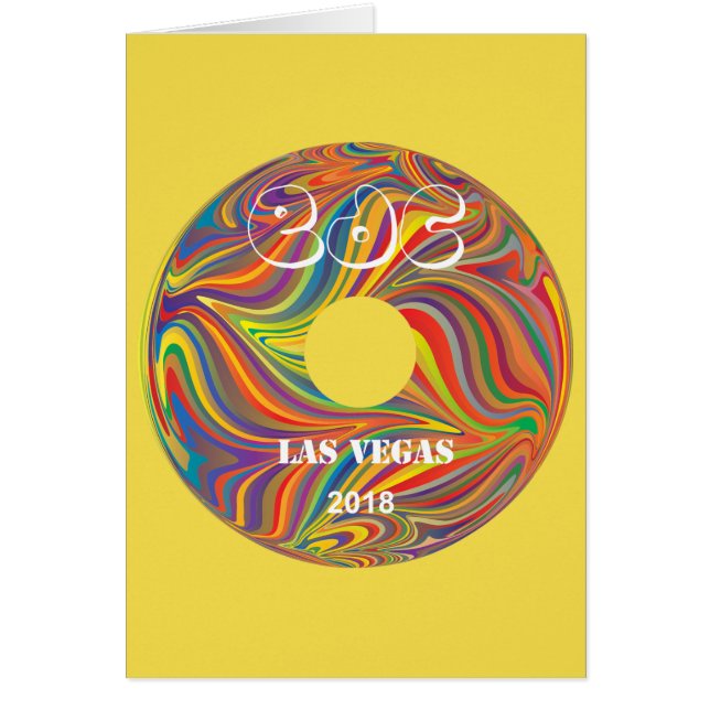 Carnival Record för elektrisk Daisy Hälsningskort (Framsidan)