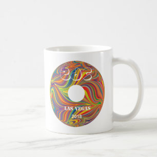 Carnival Record för elektrisk Daisy Kaffemugg