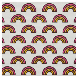 CARNIVAL - Retro California Surfer Färg Rainbows Tyg