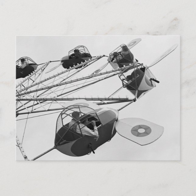 Carnival Ride, 1942 Vykort (Framsida)