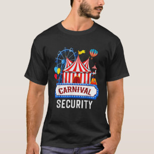 Carnival Security Circus Costume Carny Event-perso T Shirt