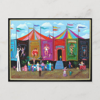 Carnival Sideshow Vykort