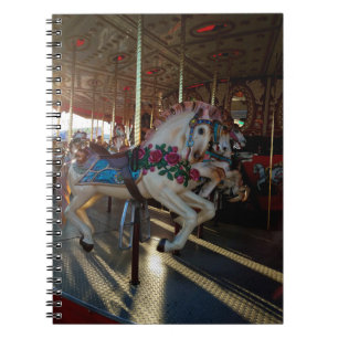 Carnival State Fair Merry-Go Round Carousel Horse Anteckningsbok
