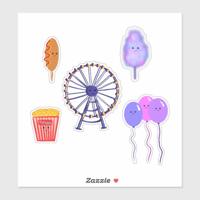 Carnival Stickers Klistermärken (Ark)