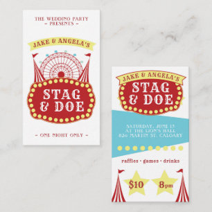 Carnival Thned Stag och Doe Biljett