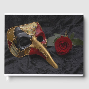 Carnival Venetian Pantalone Mask MasqueraRo Gästböcker