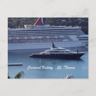 Carnival Victory St. Thomas Vykort