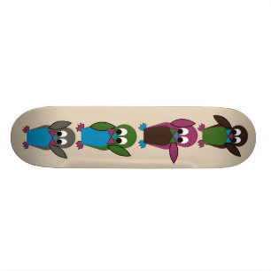 Carnival vid Zoo - Penguin-Kid Mini Skateboard Bräda 18,7 Cm
