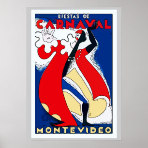 Carnival Vintage Stil Poster