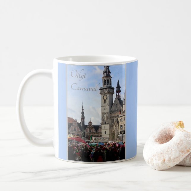 Carnival Week, Aalst, Belgien Kaffemugg (Med munk)