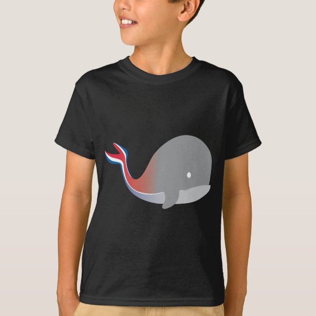 Carnival Whale Svan Tecknad Cruise T-shirt (Framsida)