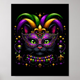 Carnival Women Girl Costume Top Outfit Mardi Gras Poster