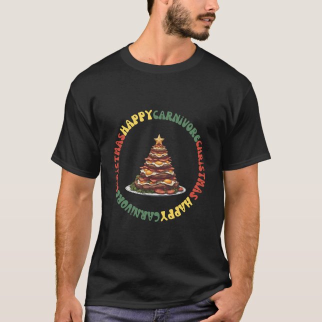 Carnivore Christmas T-Shirt  (Framsida)