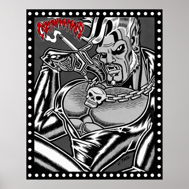 Carnivorous™/Werebiker/Logo Poster (Framsidan)