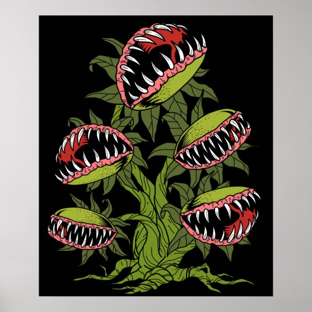 CarnivorPlant Gifts monster Venus Fly Trap Poster (Framsidan)