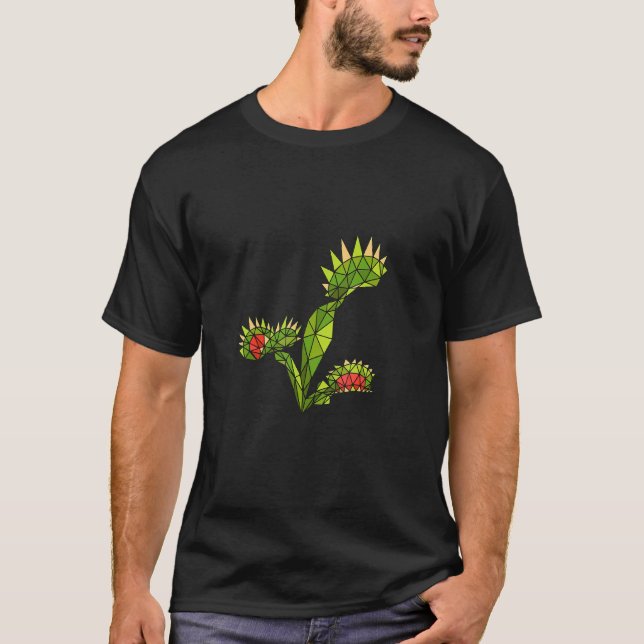 CarnivorPlant Venus Fly Trap Vatten Pitcher T Shirt (Framsida)