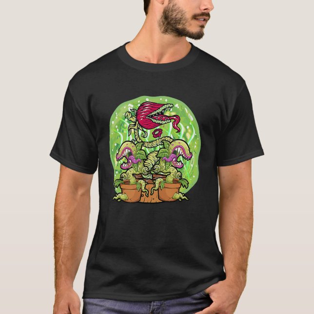 Carnivorväxter T Shirt (Framsida)