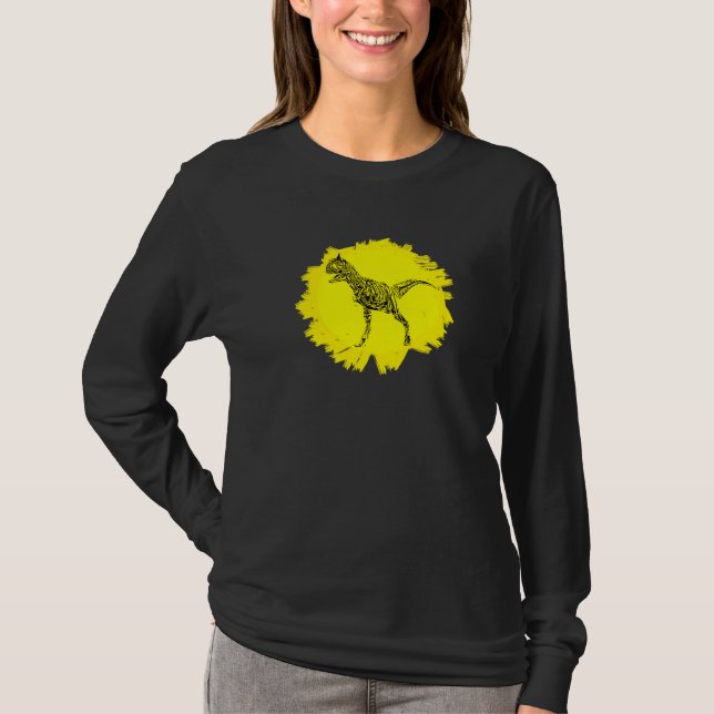 Carnotaurus Dinosaur Dino T Shirt (Framsida)