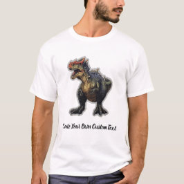 Carnotaurus dinosaur Skapa din egen anpassade text T Shirt