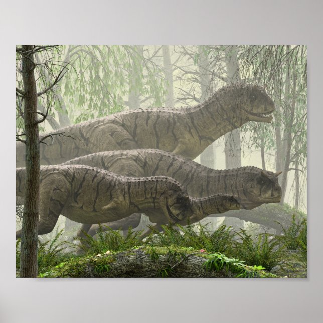 Carnotaurus Herd Poster (Framsidan)