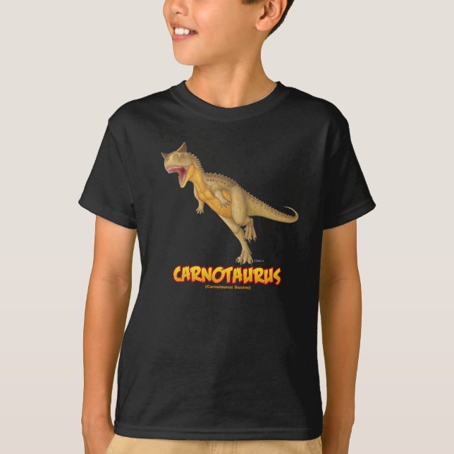 Carnotaurus Sastrei Tee (Framsida)