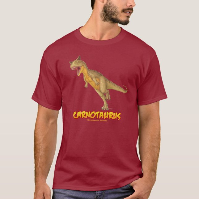 Carnotaurus Sastrei Tee Shirt (Framsida)