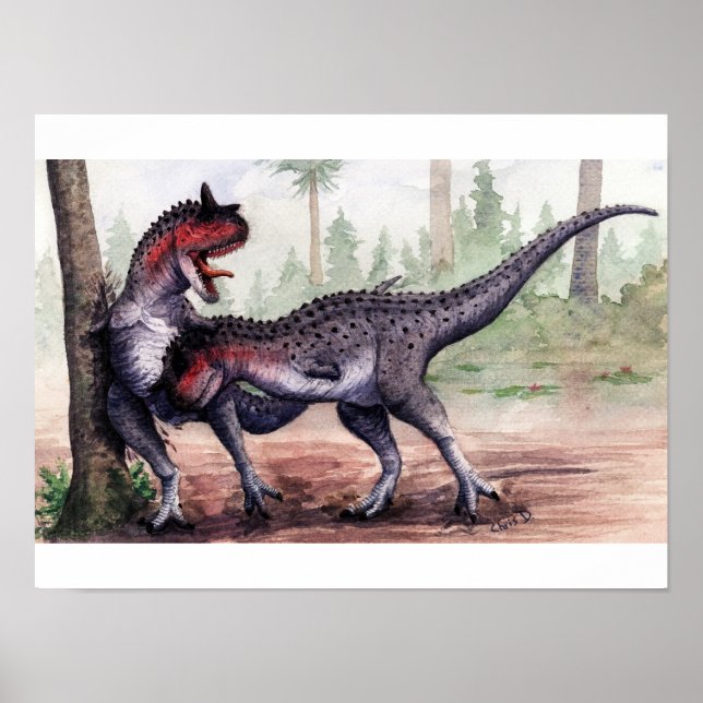 Carnotaurus Skriv ut Poster (Framsidan)