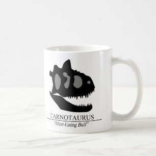 Carnotaurus Skull Kaffemugg